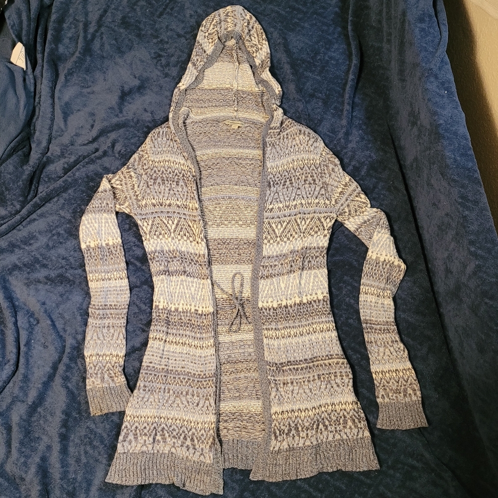 Blue stretchy cardigan